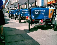 Pedicabs, Edinburgh, UK